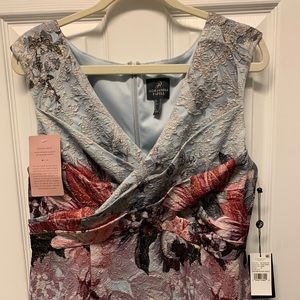 Adrianna Papell Formal Floral Matelasse Maxi